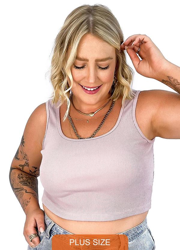 Miss Masy Plus - Top Feminino Cally Roxo