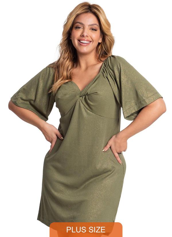 Secret Glam - Vestido Ribana Feminino Verde