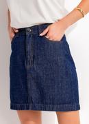 Saia ( azul escuro) em jeans