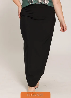 Lisamour - Saia Longa Lisa Preta - LISAMOUR