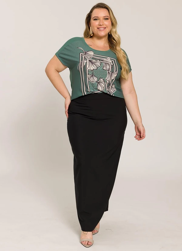 Lisamour - Saia Longa Lisa Preta 2