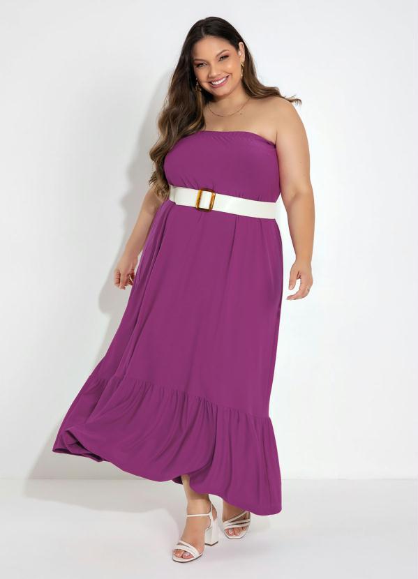 Mink - Saia Plus Size Pink com Babado 4