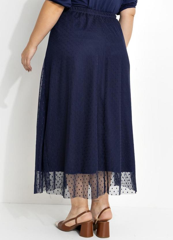 Marguerite - Saia Azul Marinho em Tule 2