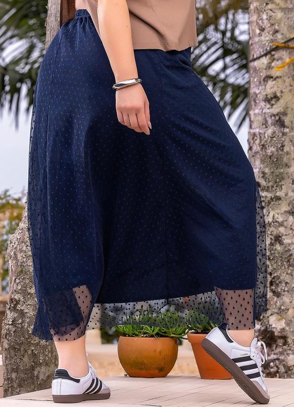 Marguerite - Saia Azul Marinho em Tule 9