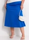Marguerite - Saia Azul Royal em Malha com Elastano - variação: Azul Royal