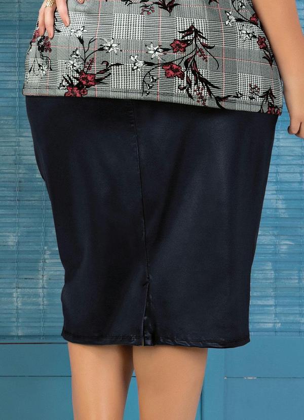 Marguerite - Saia em Cirrê Midi Plus Size Preta Marguerite 6