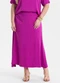 Secret Glam - Saia Feminina Super Midi Viscose Marrom - variação: Roxo