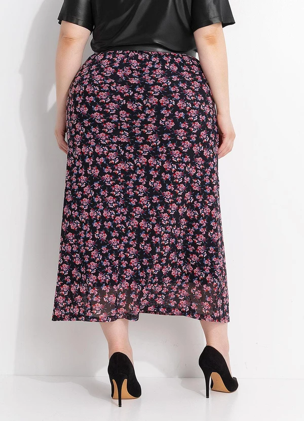 Marguerite - Saia Floral Liberty em Tule 2