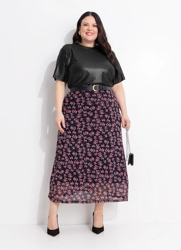 Marguerite - Saia Floral Liberty em Tule 6