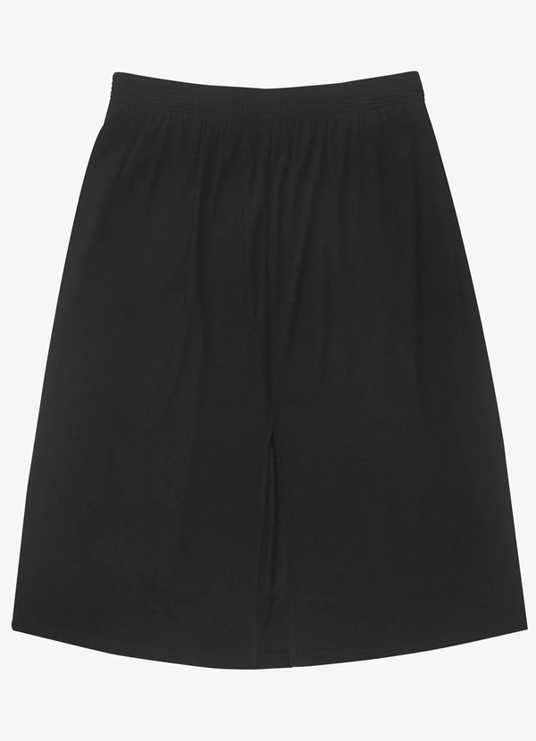 Secret Glam - Saia Midi Feminina Plus Size Preto 5