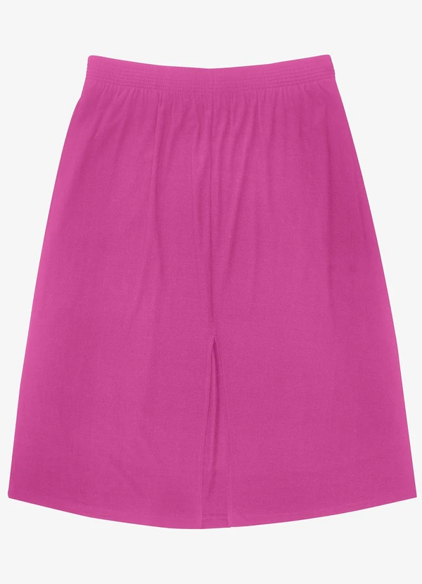 Secret Glam - Saia Midi Feminina Plus Size Rosa 5