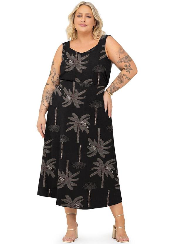 Secret Glam - Saia Midi Preto 2