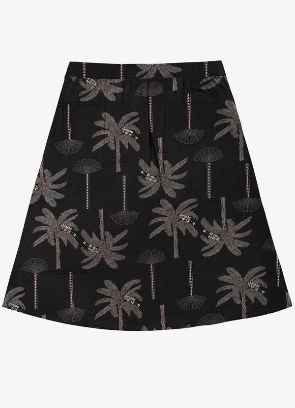 Secret Glam - Saia Midi Preto 3