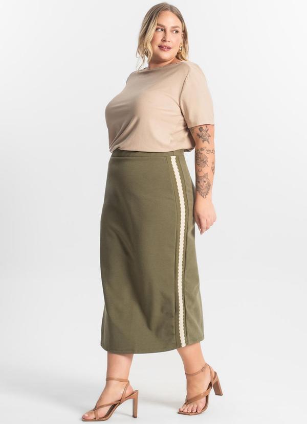 Secret Glam - Saia Midi Verde 2