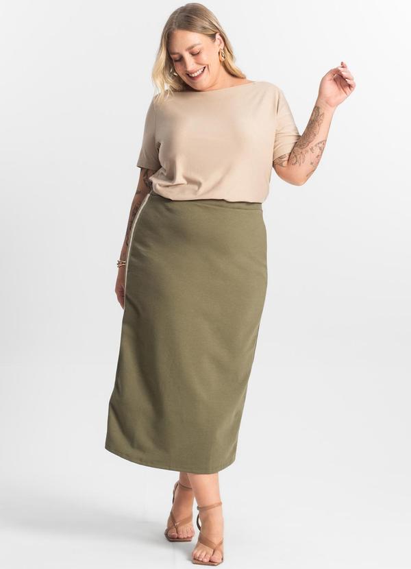 Secret Glam - Saia Midi Verde 5