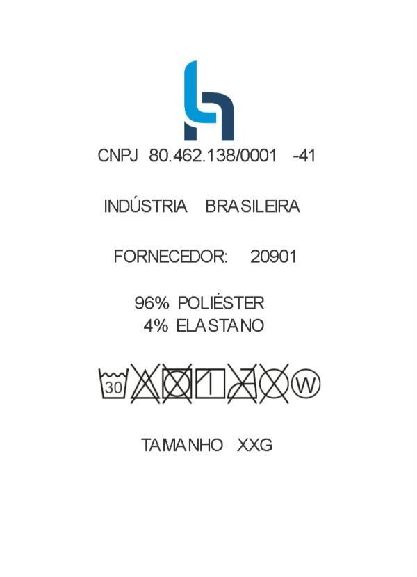 Outlet - Saia Plus Size Azul com Amarração e Fenda 5