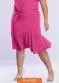 Maelle - Saia Plus Size com Babados Rosa - variação: Rosa