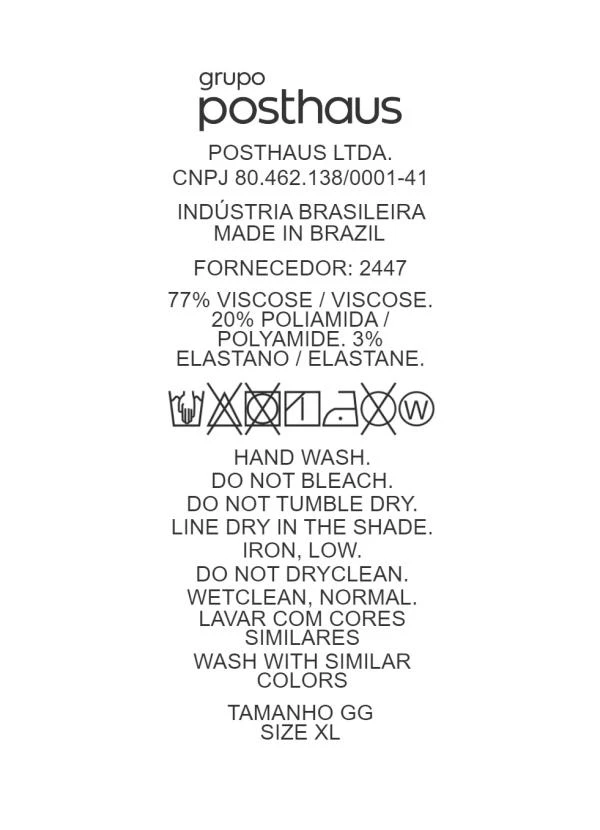 Marguerite - Saia Preta em Bengaline com Bolsos Cargo 7