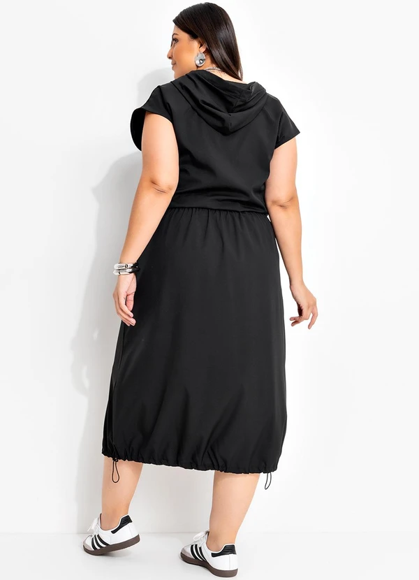 Marguerite - Saia Preta em Microtel 5