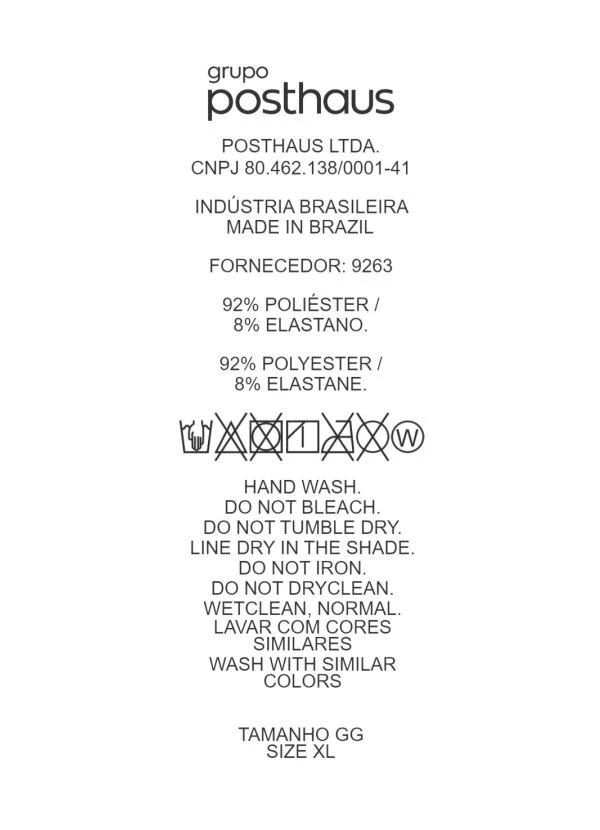 Marguerite - Saia Preta em Microtel 8