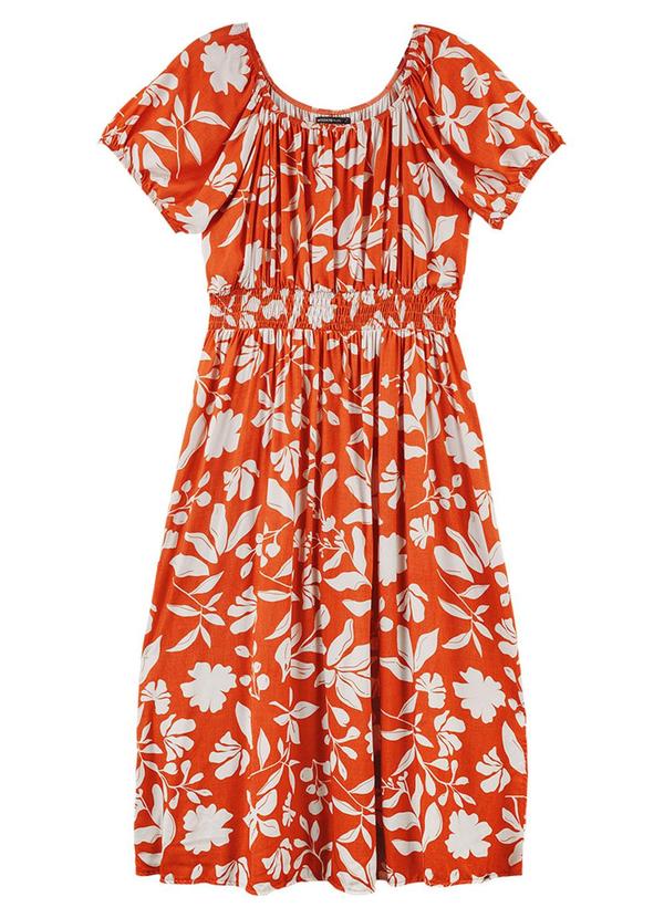 Rezzato - Vestido Ciganinha Adulto Plus Size Laranja 3