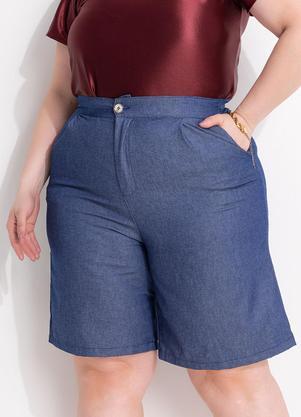 Bermuda (Azul) em Jeans Leve