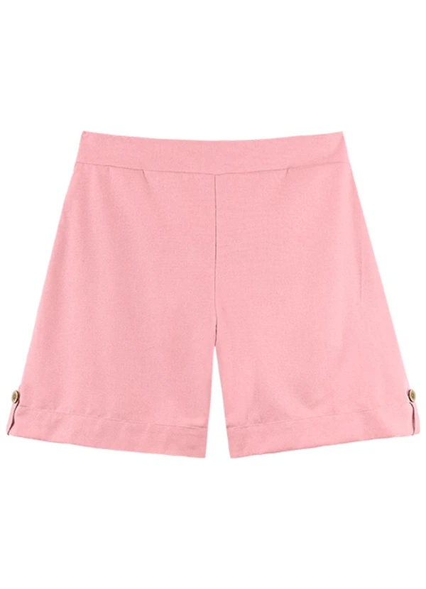Outlet - Bermuda Beautiful Summer Plus Size Rosa 