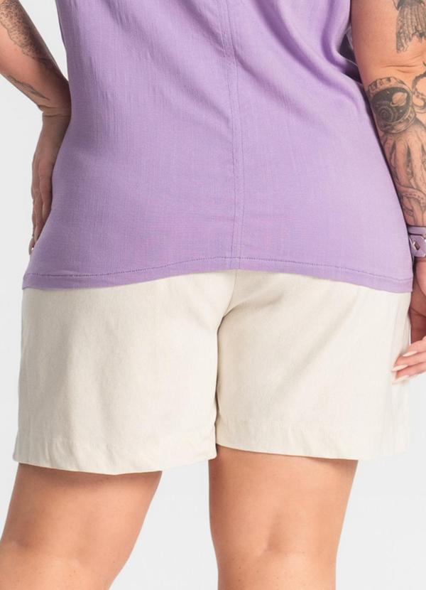 Secret Glam - Bermuda Feminina Bege 2