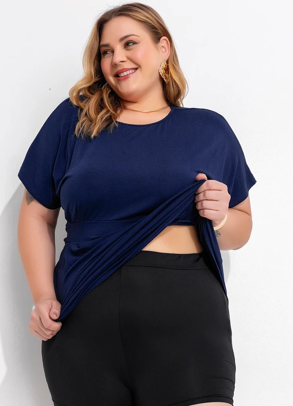 Marguerite - Short Anágua Preto em Malha Fria 3