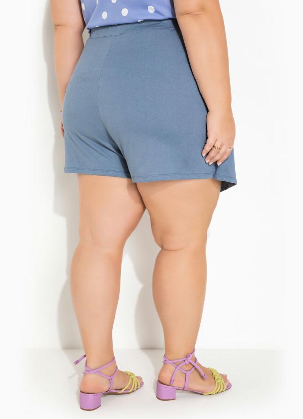 Outlet - Short Azul Claro Jeans Plus Size 2