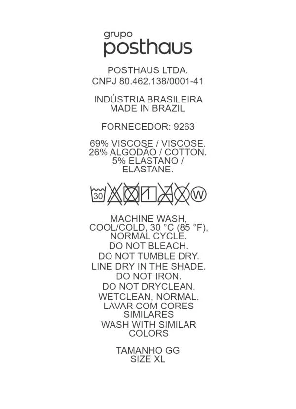 Marguerite - Short Azul em Malha Texturizada de Viscose 9