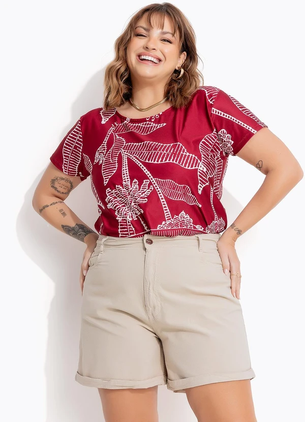 Marguerite - Short Bege em Jeans 9