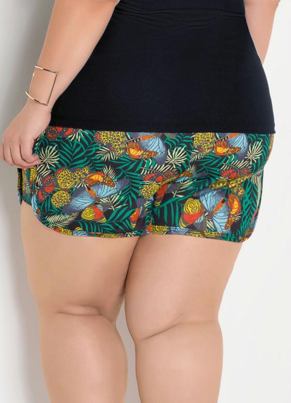 Marguerite - Short Boxer Casual Floral Plus Size 2