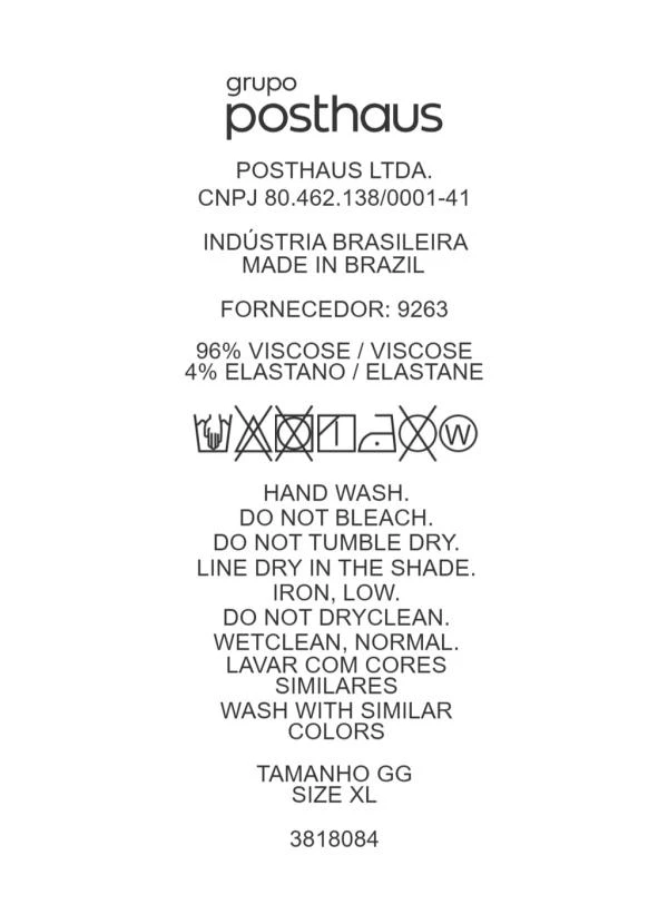 Marguerite - Short Folhagem Bege em Malha de Viscose 14