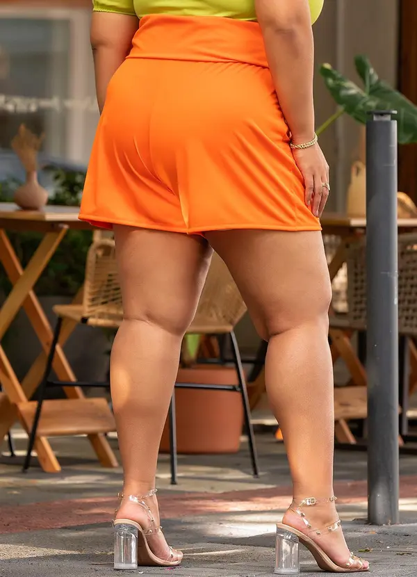 Marguerite - Short Laranja em Malha 2