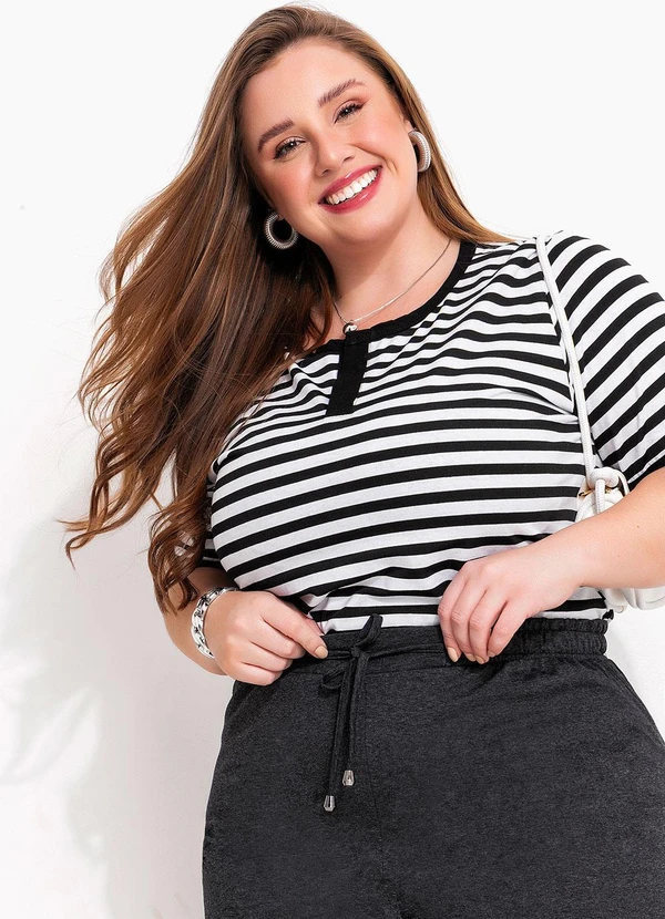 Marguerite - Short Mescla Escuro Casual em Malha 5