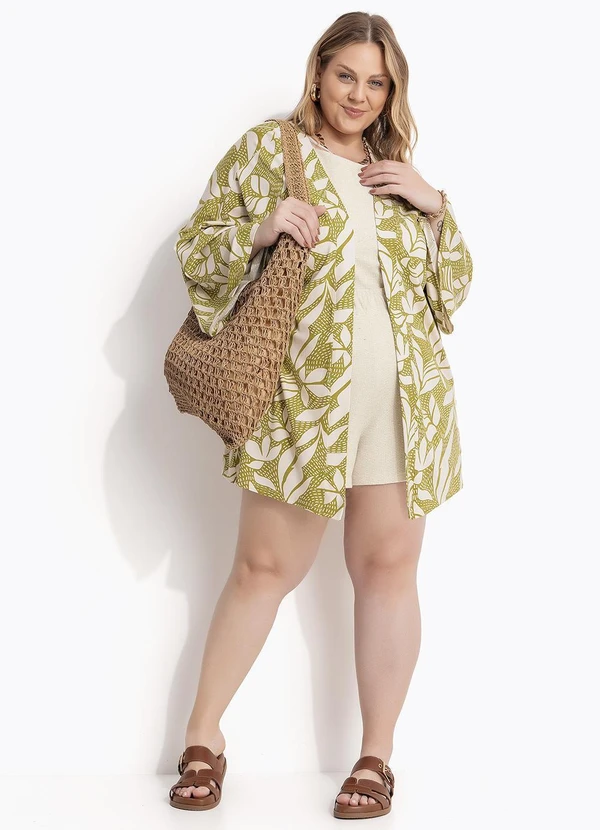 Marguerite - Short Natural em Moletinho 8