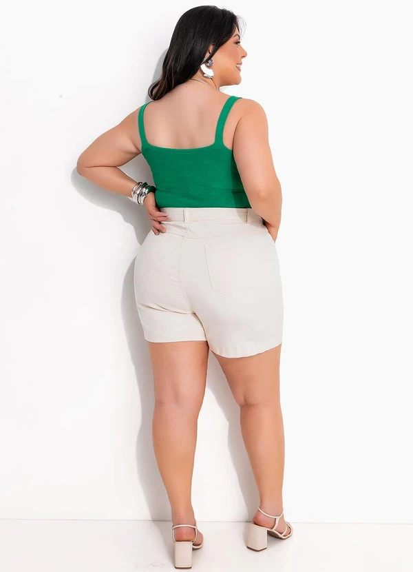 Marguerite - Short Off White em Jeans 5