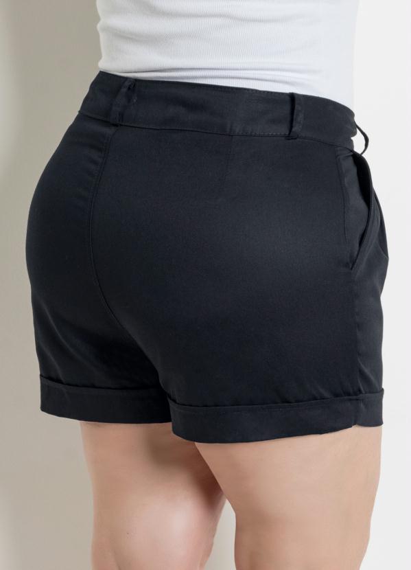 Marguerite - Short Preto de Alfaiataria 5