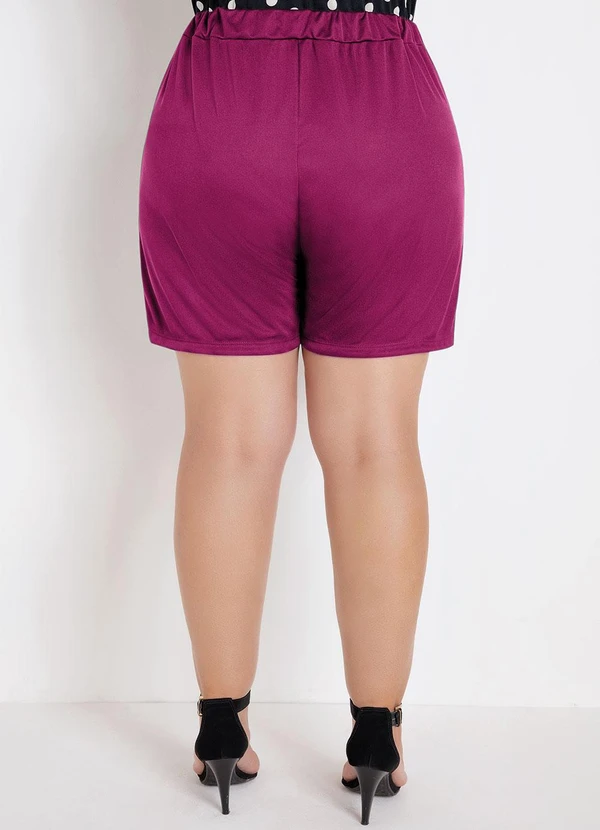 Marguerite - Short Púrpura em Malha 2