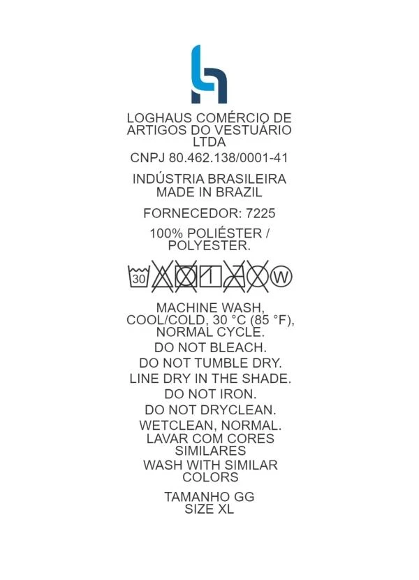 Marguerite - Short Saia Preto em Malha de Poliéster 6