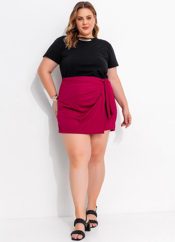 Marguerite - Short Saia Púrpura em Malha 5