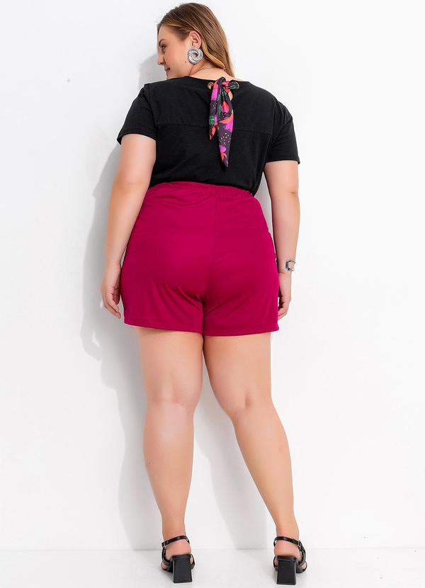 Marguerite - Short Saia Púrpura em Malha 3