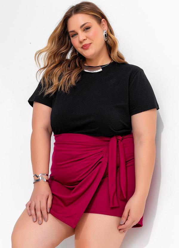 Marguerite - Short Saia Púrpura em Malha 2