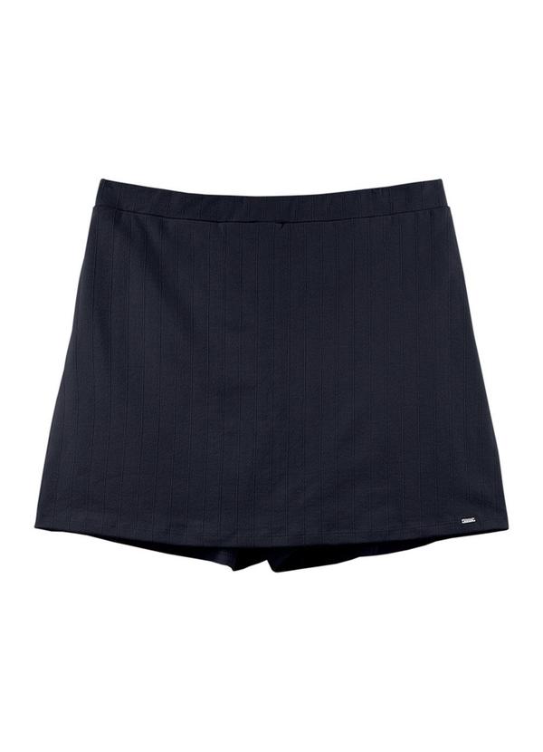 Rezzato - Short Saia Texturizado Adulto Plus Size Azul 4