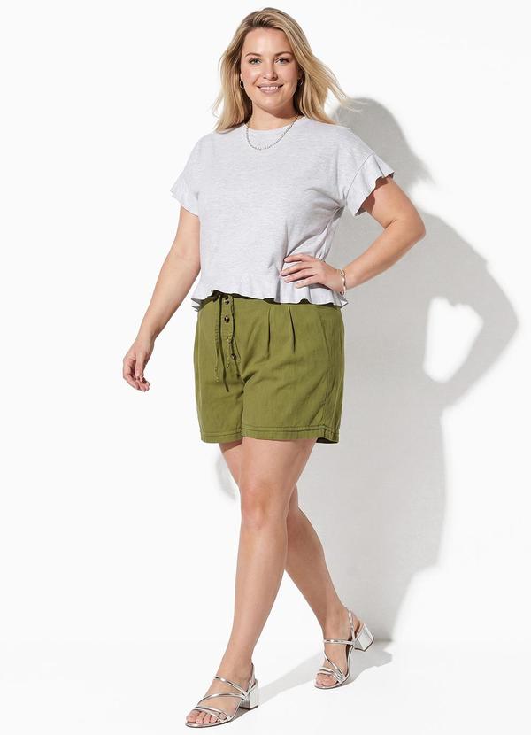 Short (Verde Claro) em Tecido de Liocel