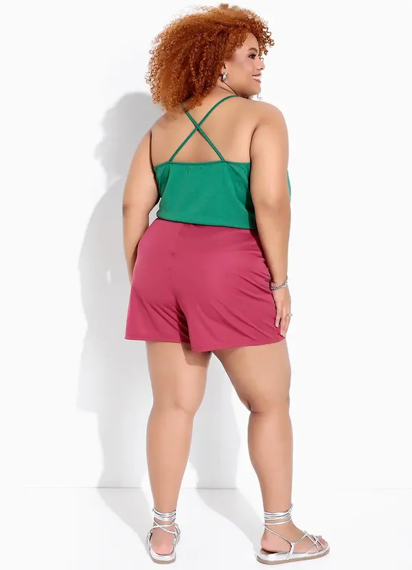 Marguerite - Short Vinho em Malha 4