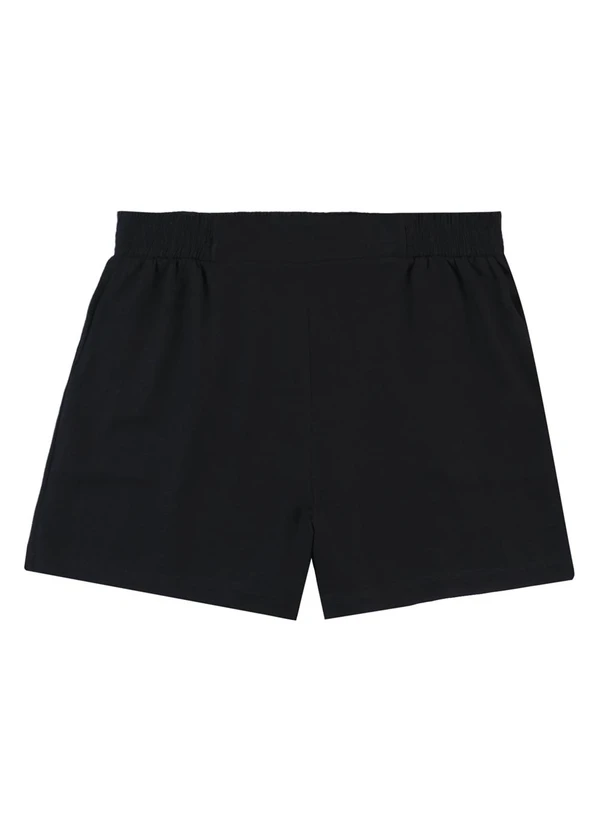 Malwee - Shorts em Viscolinho com Bolso PlusPreto 6