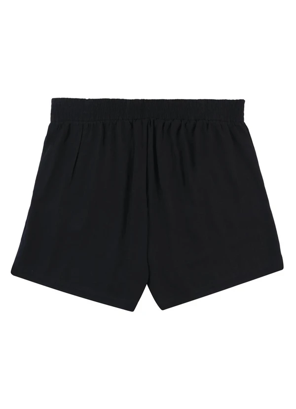 Malwee - Shorts em Viscolinho com Bolso PlusPreto 7