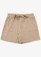 Secret Glam - Shorts Feminino Moletinho com Bolso Marrom - variação: Marrom